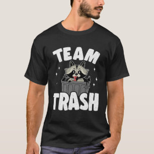 Camiseta Team Trash Can Garbage Panda Raccoon 1