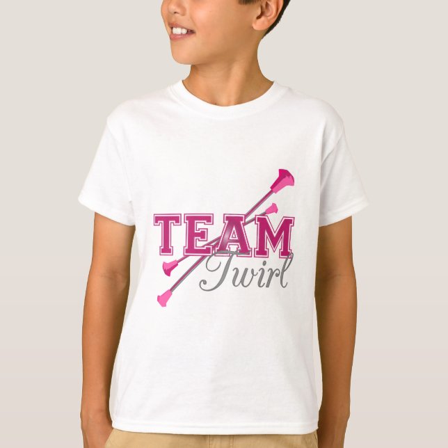 Camiseta Team Twirl Baton (Anverso)