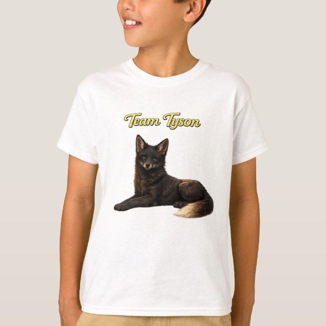 Camiseta Team Tyson the Fox kids (Anverso)