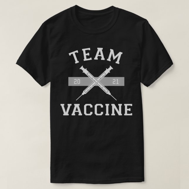 Camiseta Team Vaccine Vaccinated Pro Vaccination 2021 Docto (Diseño del anverso)