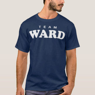 Camiseta Team Ward Personalized Surname Bride Groom Family