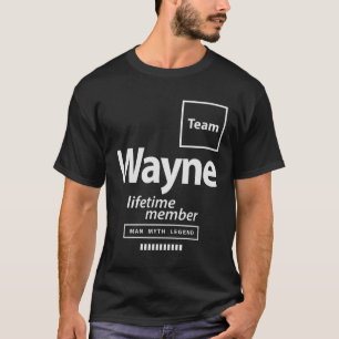 Camiseta Team Wayne Lifetime Miembro Funny Name Wayne