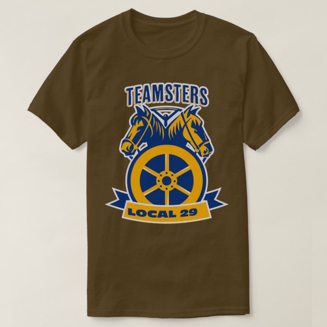 Camiseta Teamsters Local 29 Gifts Teamster driver fathers d (Diseño del anverso)