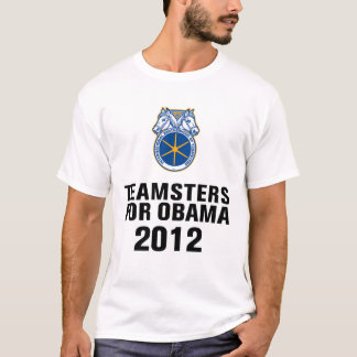 Camiseta Teamsters para Obama