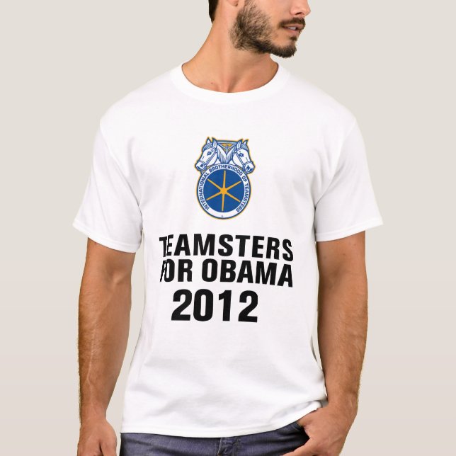 Camiseta Teamsters para Obama (Anverso)