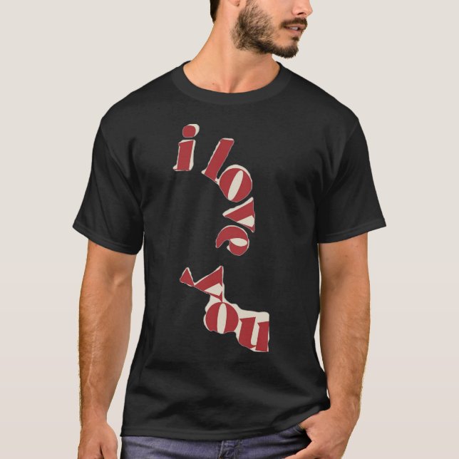 Camiseta Tear Vintage Te Amo (Anverso)