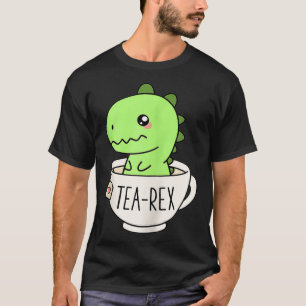 Camiseta TeaRe Cute TRe Dinosaur Kawaii Divertido Dino Pun