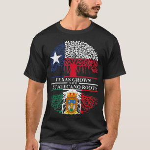 Camiseta Teas cultivados con raíces de Zacatecano raíces de