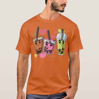 Camiseta Teas de burbuja cúrcuta Bobas Otaku Kawaii 775