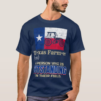 Camiseta Teas Farmer a Person who is Outstanding in their F