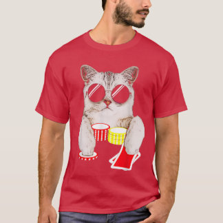 Camiseta Teas Holdem Poker Cat 