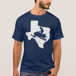 Camiseta Teas Map Snowmobile Riding Wind Sports Snowmobil
