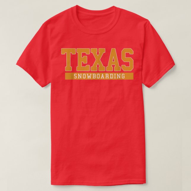 Camiseta Teas Snowboarding (Diseño del anverso)