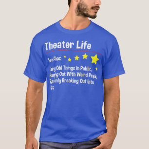 Camiseta Teatro de actor de teatro, teatro, teatro L