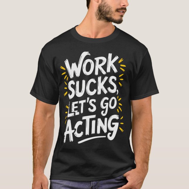 Camiseta Teatro de Actor Divertido (Anverso)