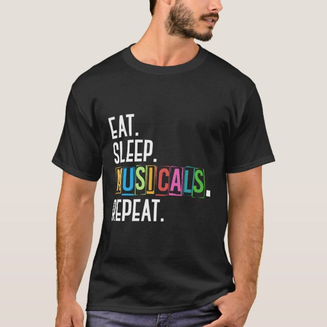 Camiseta Teatro de actriz de espectáculos musicales en acci (Anverso)