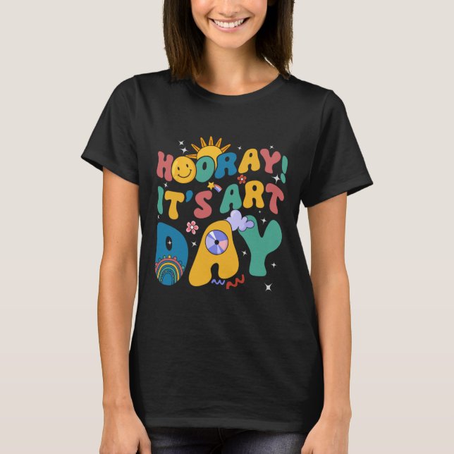 Camiseta Teatro de arte Rainbow Cute Stude (Anverso)
