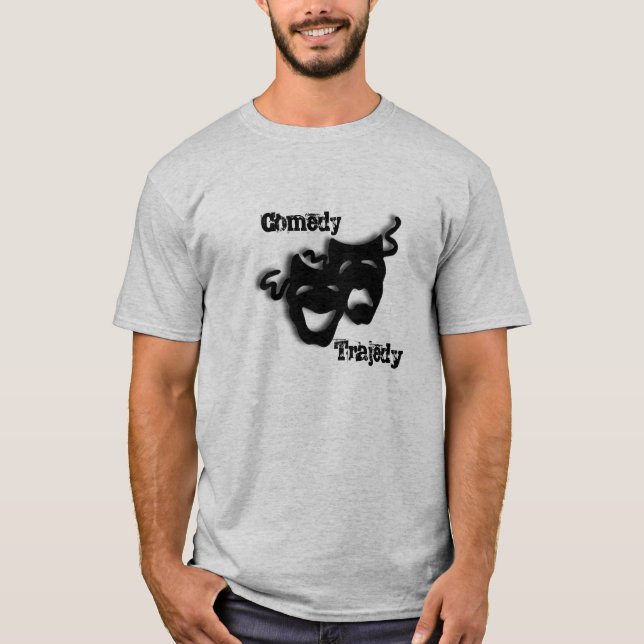 Camiseta Teatro de comedia y tragedia (Anverso)