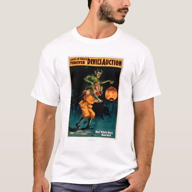 Camiseta Teatro de la carga del hombre blanco de la subasta (Anverso)