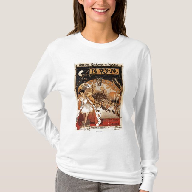 Camiseta Teatro de la ópera del funcionamiento de Le Reve (Anverso)