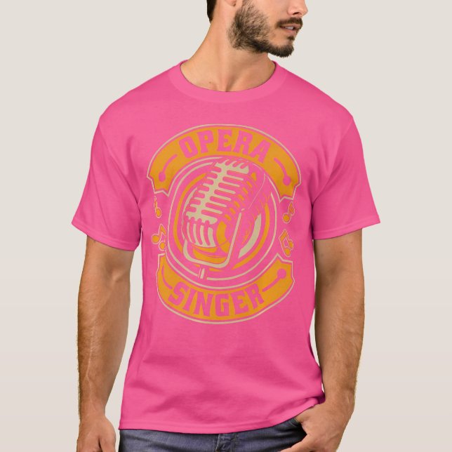 Camiseta Teatro de ópera de cantante de teatro (Anverso)