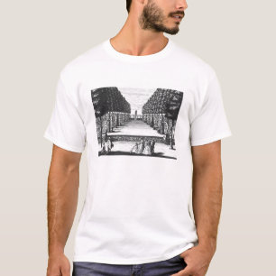 Camiseta Teatro del jardín en Herrenhausen, grabado por