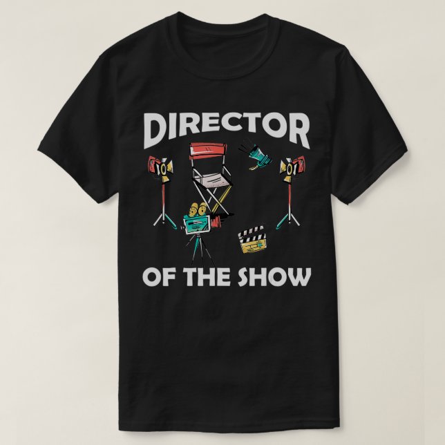 Camiseta Teatro Director de cine para actores (Diseño del anverso)