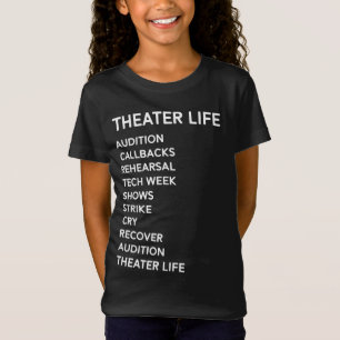 Camiseta Teatro divertido de Broadway de la derecha del
