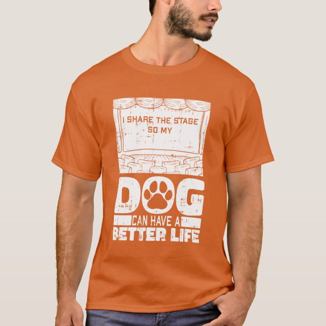 Camiseta Teatro Dog chica vintage (Anverso)