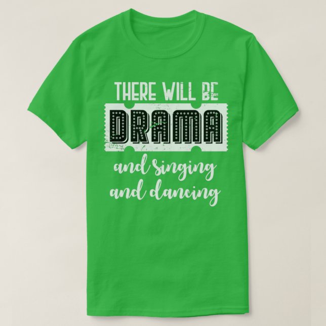 Camiseta Teatro Drama Actor (Diseño del anverso)