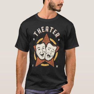 Camiseta Teatro Drama Vintage Retro Classic