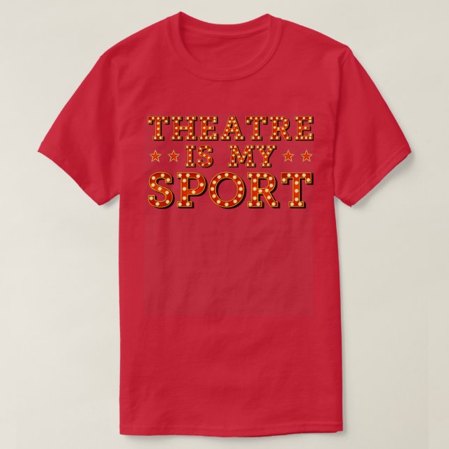 Camiseta Teatro es mi actor deportivo Teatro E (Diseño del anverso)