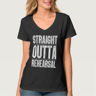 Camiseta Teatro genial para hombres mujeres actor musical d