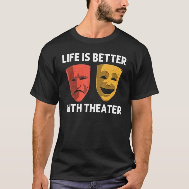 Camiseta Teatro Guay Para Hombres Teatro Musical De Broadwa (Anverso)