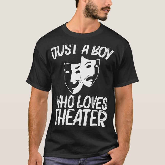 Camiseta Teatro Guay Para Niños Actor De Drama Comedia (Anverso)