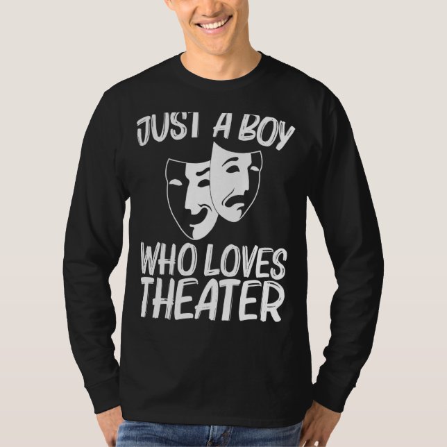 Camiseta Teatro Guay Para Niños Actor De Drama Comedia (Anverso)