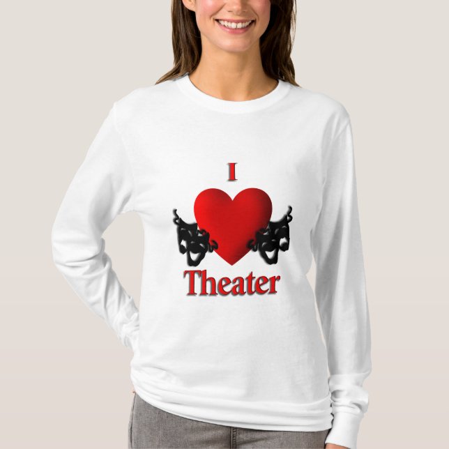 Camiseta Teatro I Heart (Anverso)