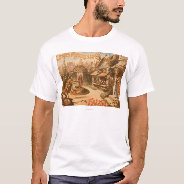 Camiseta Teatro magnífico de Fausto de Lewis Morrison (Anverso)