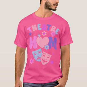 Camiseta Teatro Mom Groovy Artist Teatro Drama Play