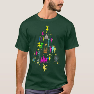 Camiseta Teatro musical de Broadway Árbol de Navidad
