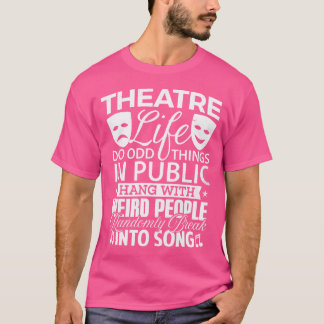 Camiseta Teatro musical de Shirt Teatro Lover Drama Club ab