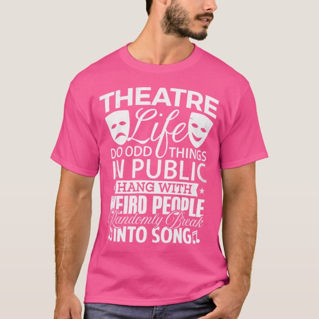 Camiseta Teatro musical de Shirt Teatro Lover Drama Club ab (Anverso)