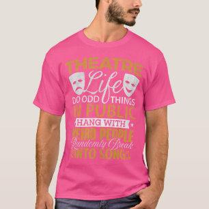 Camiseta Teatro musical de Shirt Teatro Lover Drama Club ab