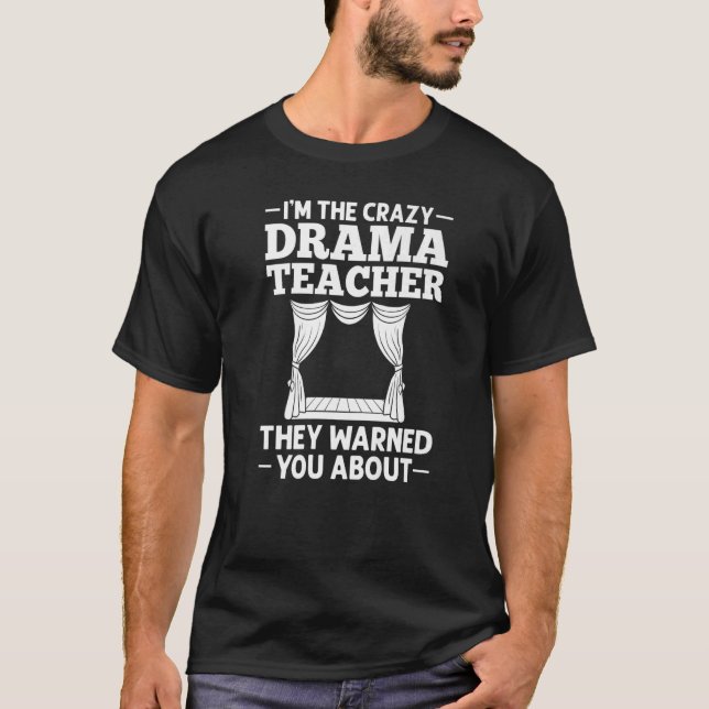 Camiseta Teatro musical del Teatro Dramático que actúa el T (Anverso)