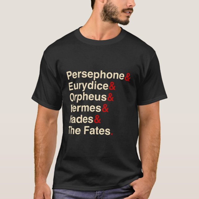 Camiseta Teatro Musical Hades Orpheus Y Eurydice (Anverso)