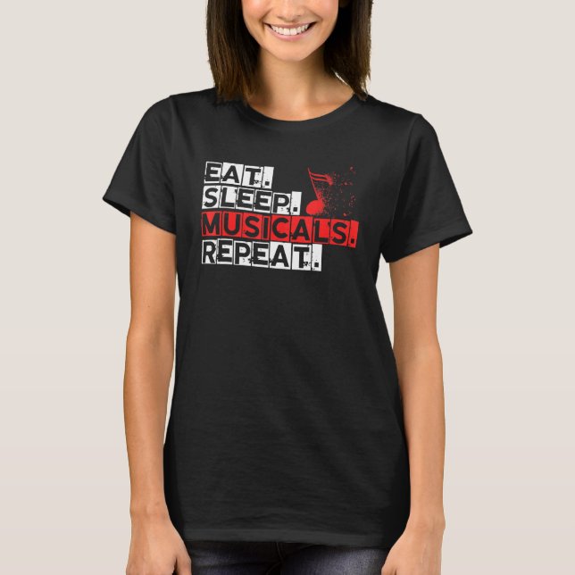 Camiseta Teatro musical I Broadway (Anverso)