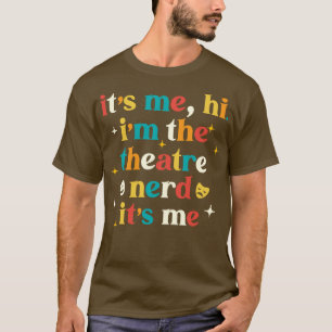 Camiseta Teatro Nerd Gracioso Regalos Teatro Drama Teatro