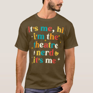 Camiseta Teatro Nerd Gracioso Regalos Teatro Drama Teatro