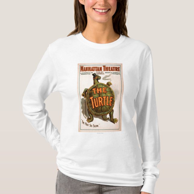 Camiseta Teatro Nueva York Broadway de Manhattan la tortuga (Anverso)