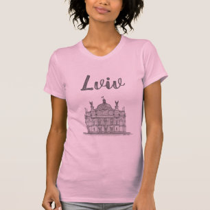 Camiseta Teatro Opera + Ballet, Lviv, Ucrania